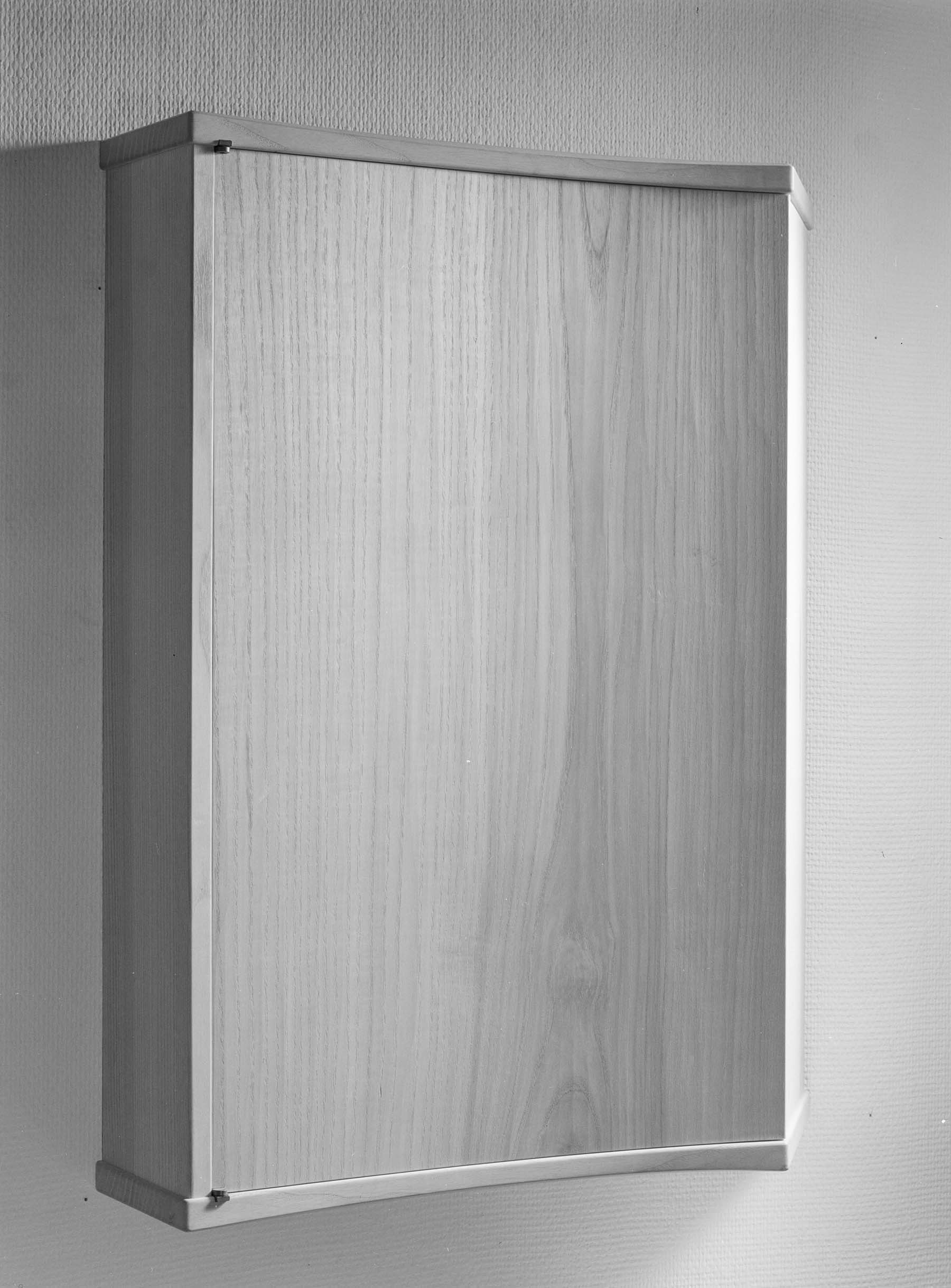 Concave Ash Wall Cabinet